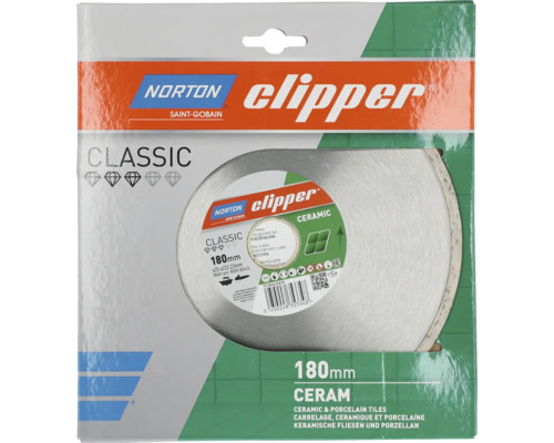 Diamantkapklinga NORTON Clipper Classic Ceramic Ø180x25,4mm