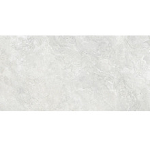 Närbild av en ljus platta med marmorering