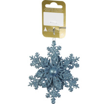 Glittrande snöflinga hänge som juldekoration