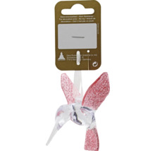 Dekorativ glasfågel med hängare