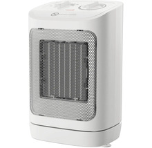 Värmefläkt CALIENTA vit keramiskt värmeelement 12,4x25,3x16 cm 1500 W