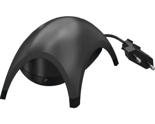 Svart rumsfontänpump med kontakt