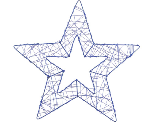 Dekorativ stjärna av trådnät