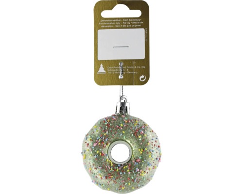 Dekorativ donut hänge med strössel