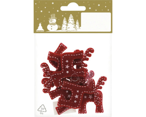 Dekorativa renar av filt, juldekoration