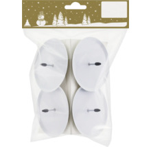 Förpackning med fyra ljusstakar i metall