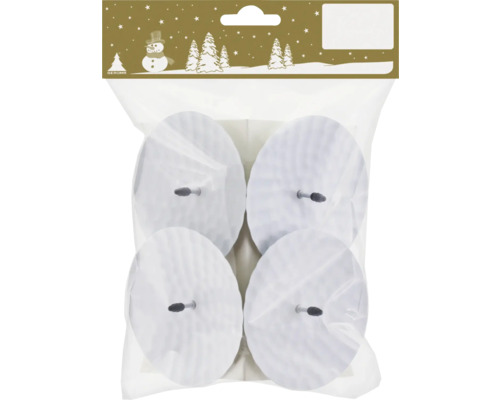 Förpackning med fyra ljushållare för adventsljus