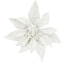 Dekorativ julstjärna med glitter för festliga dekorationer