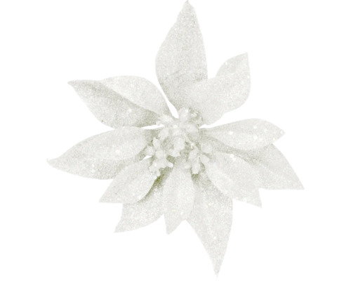 Dekorativ julstjärna med glitter för festliga dekorationer