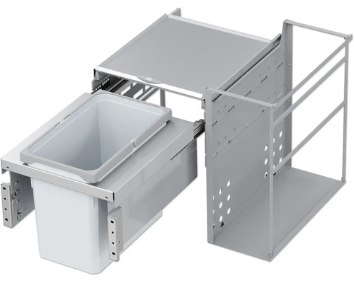 Utdragssystem för avfallssortering och handdukshållare