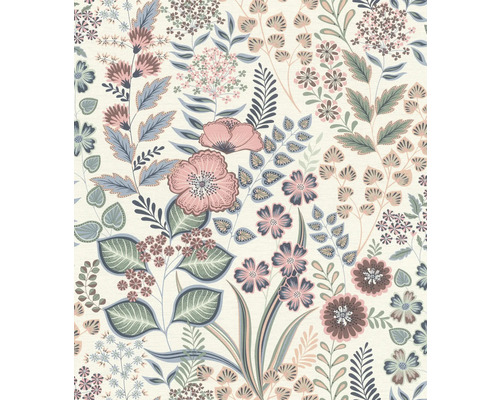 Tapet RASCH Blommig rosa 0,53x10,05m