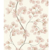 Tapet med blommönster av grenar och blad