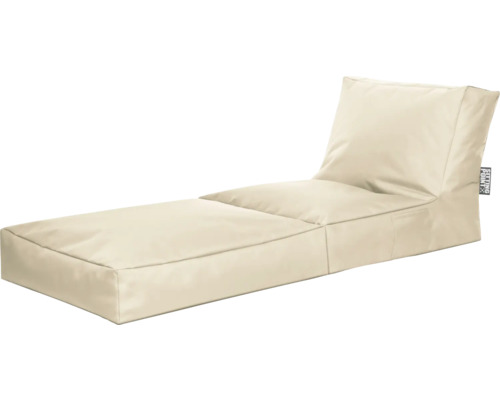 Sittsäck fåtölj SITTING POINT Twist scuba beige 70x80cm