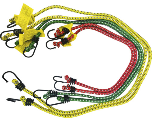 Flerfärgade gummistroppar med krokar