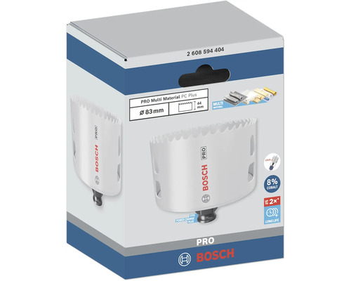 Bosch Pro Multi Material hålsåg PC Plus, 83 millimeter diameter