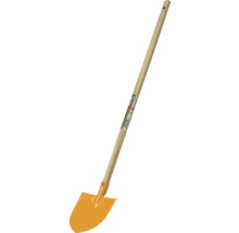 Trädgårdsspade med träskaft och spadblad