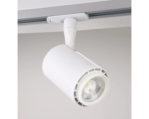 Monterad spotlight för skensystem