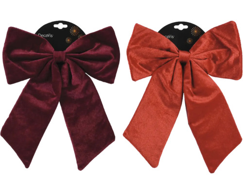 Dekorationsrosetter i sammet i två färger