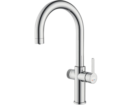 Köksblandare med bubbelvatten KEO Søda krom blank Köksblandare med hög pip