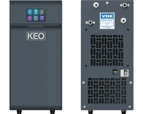 KEO-enhet fram- och baksida