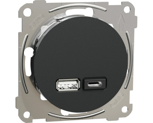 USB-uttag ELKO One typ A+C 21W