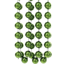 Dekorativ girlang med gröna kulor
