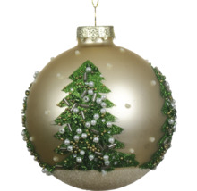 Julgranskula med granmotiv