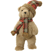 Nalle med mössa och halsduk