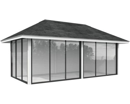Paviljong PALMAKO Bianca Slide 16,6m² set 202 588x300cm vit