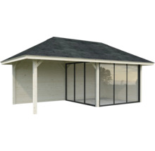 Paviljong PALMAKO Bianca Slide 16,6m² 588x300cm set 205 obehandlad