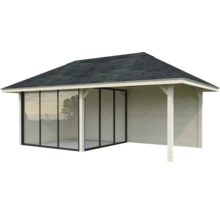 Paviljong PALMAKO Bianca Slide 16,6m² 588x300cm set 205 obehandlad