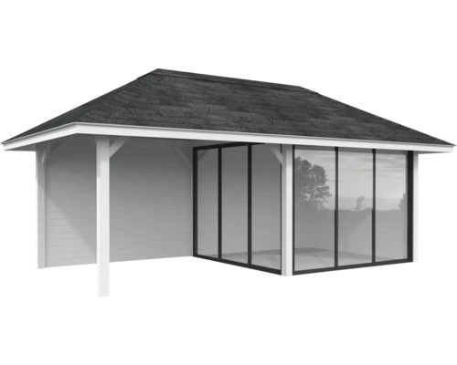 Paviljong PALMAKO Bianca Slide 16,6m² 588x300cm set 205 vit