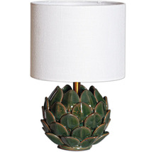 Bordslampa med kronärtskocksdesign och lampskärm