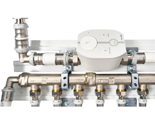 Vattenfördelare med elektronisk vattenvarnare