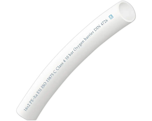 Rör av tvärbunden polyeten med syrebarriär, 16x2 mm