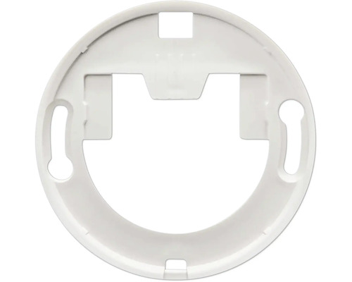 Vit lampfästplatta för tak- eller väggmontering