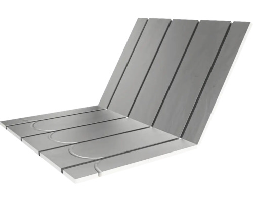 Aluminium torrbyggnadselement för golvvärme