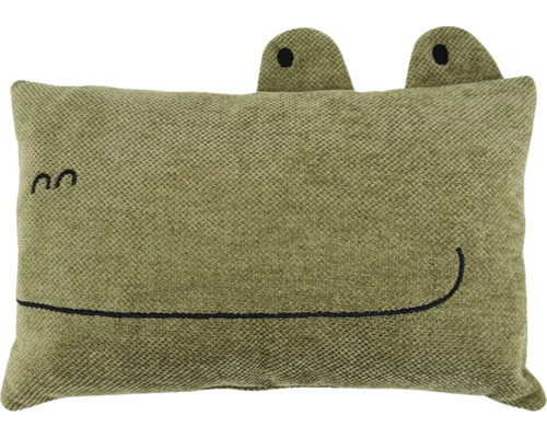 Prydnadskudde UNIQUE LIVING krokodil Dekorativ kudde med krokodilansikte och ögon