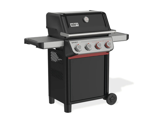 Weber Spirit gasolgrill med fyra brännare och sidobord