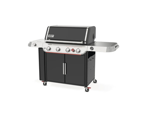 Weber Genesis gasolgrill med underskåp och sidobord