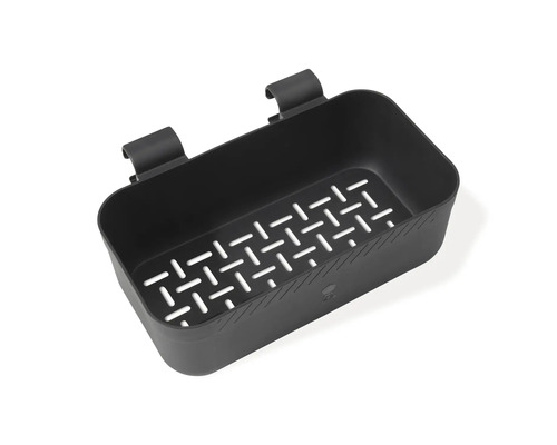 Grillkorg av plast med krokar för fastsättning på grillen