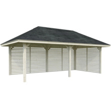 Carport i trä med takpapp