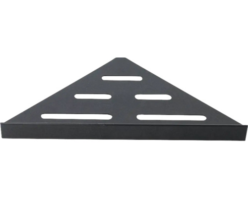 Duschhylla TEBO Tile in Air mattsvart rostfritt stål 292 mm