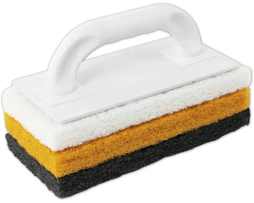 Fogborste med handtag för rengöring av kakel och fogar