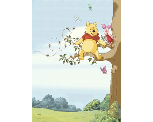 Fototapet SUNNY DECOR Winnie Pooh Tree 4 delar 184x254cm SD4116