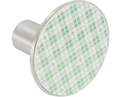 Rund dörrstopp med självhäftande yta