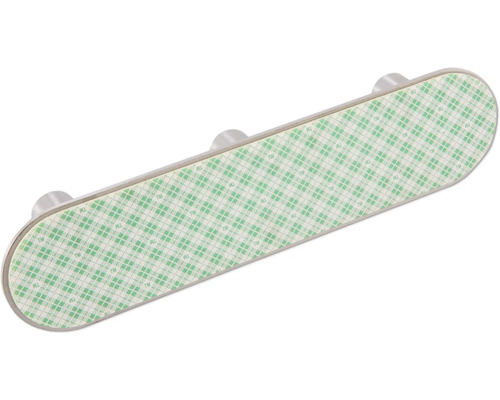 Baksidan av ett klädstångsfäste med självhäftande yta