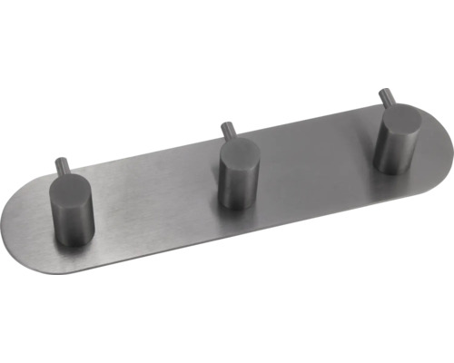 Metall klädhängare med tre krokar