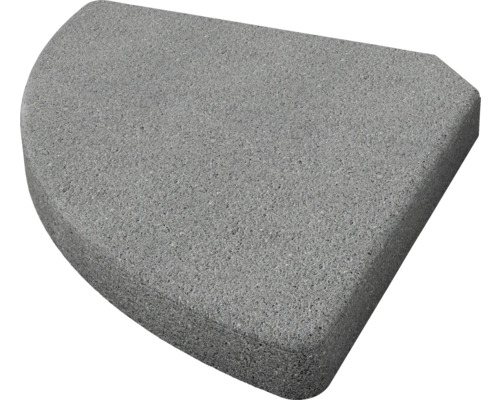 Grå hörnsten för trädgården