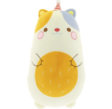 Kattformad kudde med partyhatt